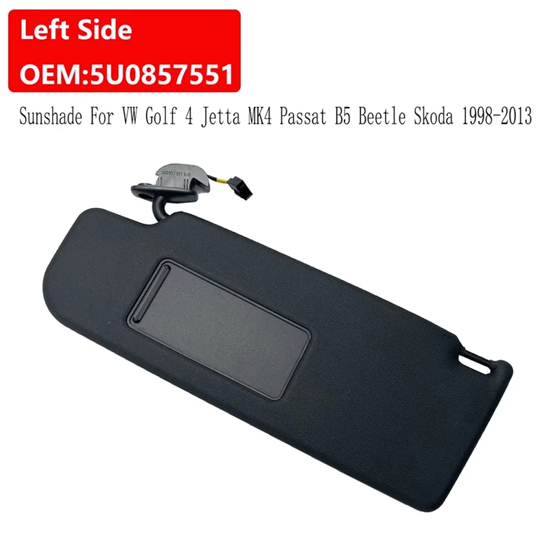 Для VW Golf 4 Jetta MK4 Passat B5 Beetle Skoda внутренние солнцезащитные козырьки солнцезащитный козырек 1998-2013 
Для VW Golf 4 Jetta MK4 Passat B5 Beetle Skoda внутренние солнцезащитные козырьки солнцезащитный козырек 1998-2013