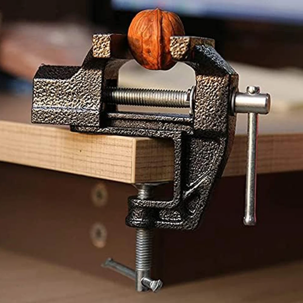 Mini Bench Vise Muliti-Funcational 3.5" Aluminum Miniature Small Jewelers Hobby Clamp On Table Flat Pliers Tool
Mini Bench Vise Muliti-Funcational 3.5" Aluminum Miniature Small Jewelers Hobby Clamp On Table Flat Pliers Tool