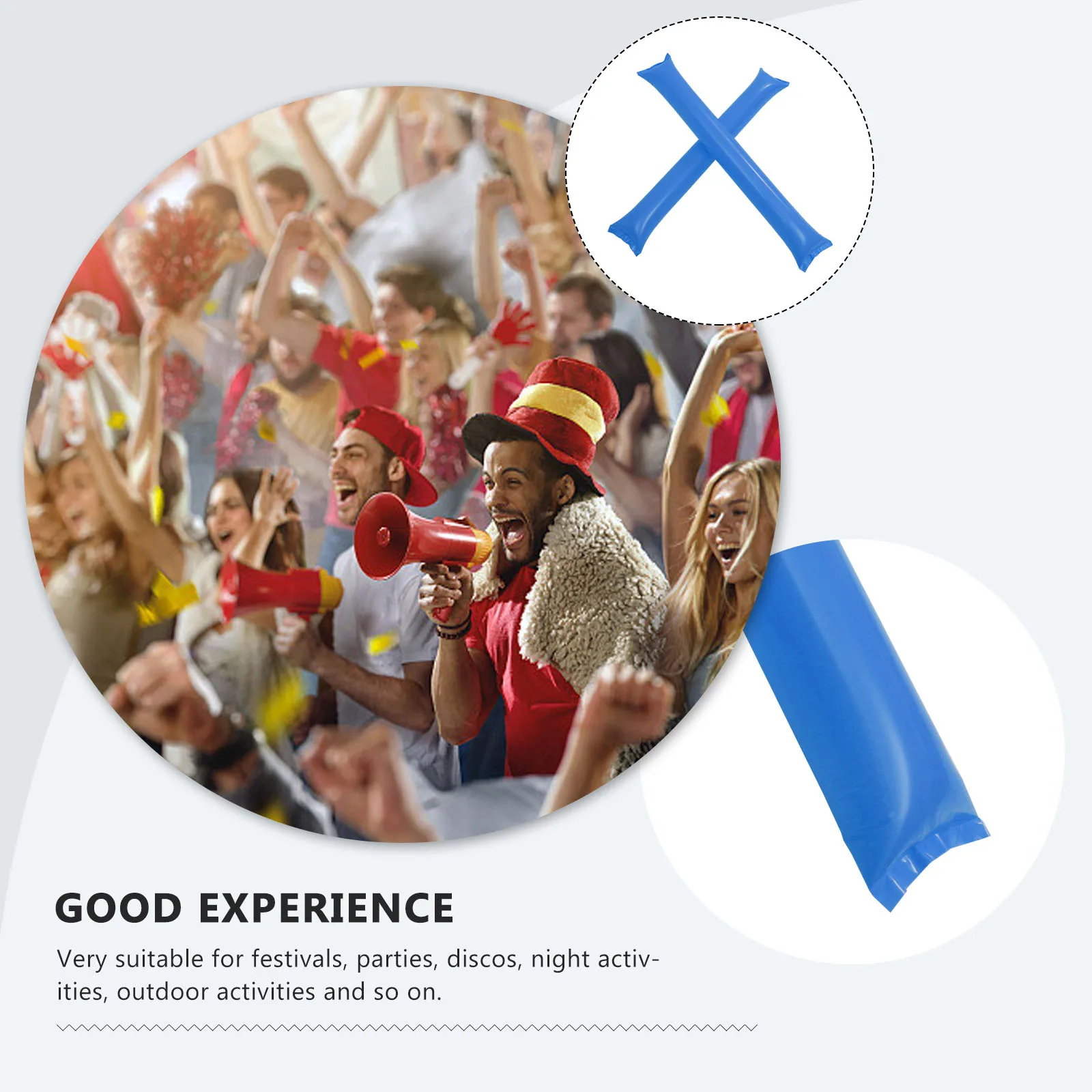 40 Pcs Cheer Stick Boom Sticks Inflatable Instruments Props Pe Cheerleading Cheering
40 Pcs Cheer Stick Boom Sticks Inflatable Instruments Props Pe Cheerleading Cheering