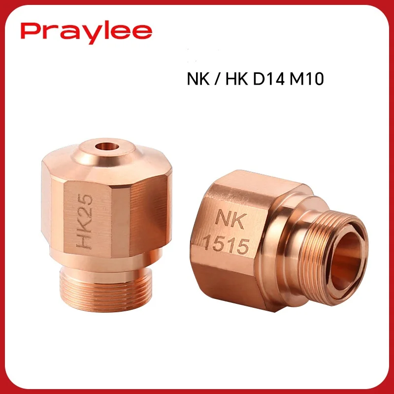 Laser Cutting Nozzles D14 H17 M10 NK/HK Single/Double Layer Caliber 0.8-4.0mm for Fiber Cutting Head HK15 3-01912
Laser Cutting Nozzles D14 H17 M10 NK/HK Single/Double Layer Caliber 0.8-4.0mm for Fiber Cutting Head HK15 3-01912