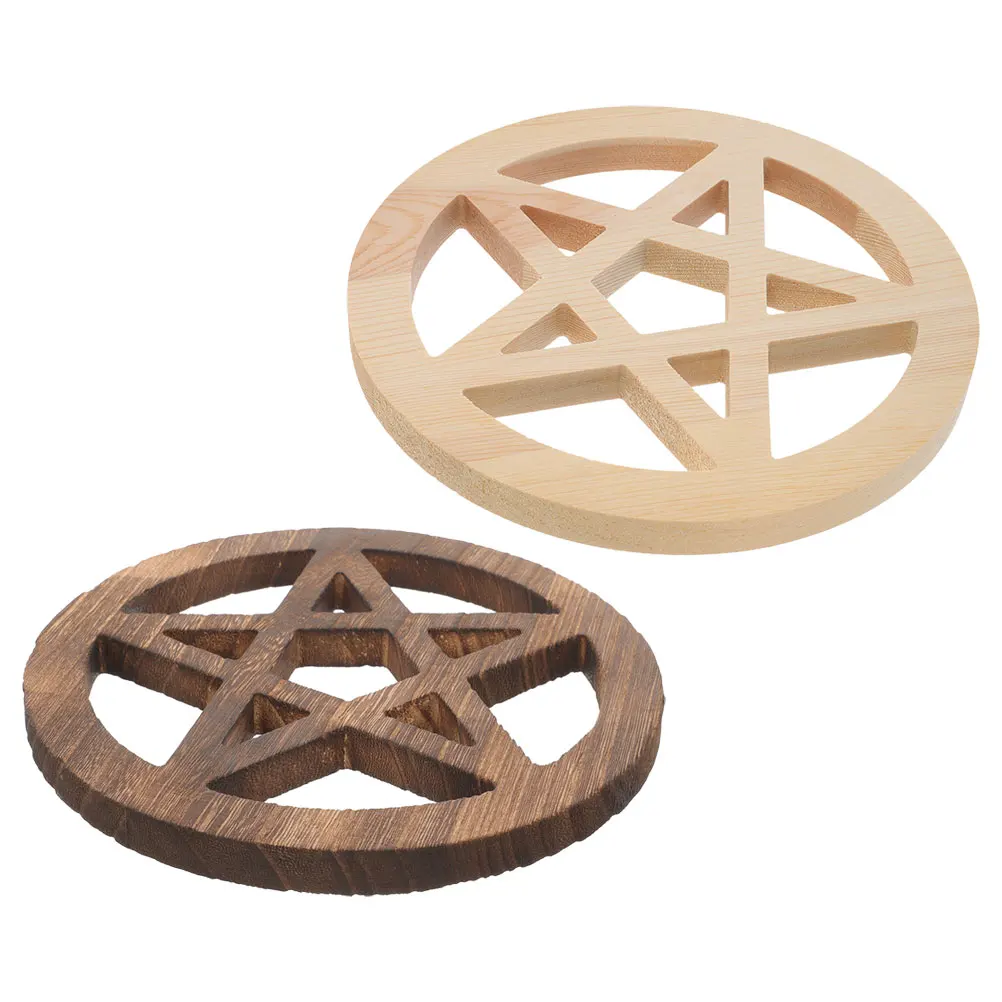 2pcs Pentagram Decor Home Sacrificial Wooden Star Ritual Altar Ritual Household Adornment Altar Retro Home Decor Adornments
2pcs Pentagram Decor Home Sacrificial Wooden Star Ritual Altar Ritual Household Adornment Altar Retro Home Decor Adornments