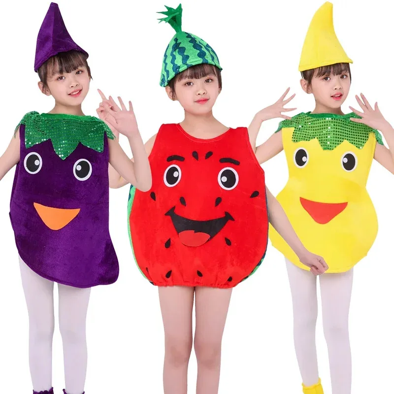 Children 's Day Cool Fruit and Vegetable Performance Costumes In Summer Watermelon Apple Grape Party Outfit
Children 's Day Cool Fruit and Vegetable Performance Costumes In Summer Watermelon Apple Grape Party Outfit