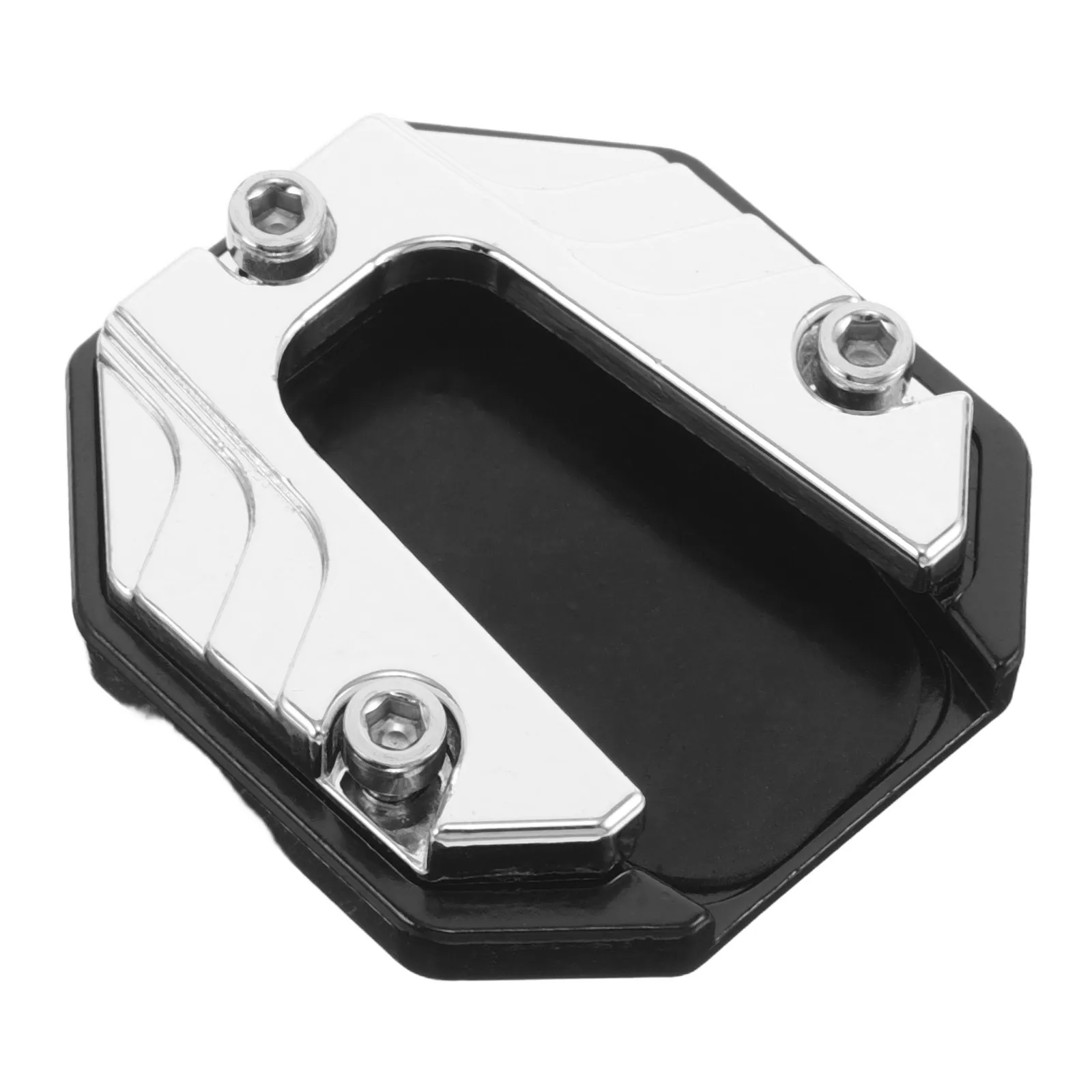 Motorcycle Kickstand Extension Pad Silver Aluminum Alloy Non-Slip Side Stand Enlarger Support Parking Stand Motorcycle
Motorcycle Kickstand Extension Pad Silver Aluminum Alloy Non-Slip Side Stand Enlarger Support Parking Stand Motorcycle