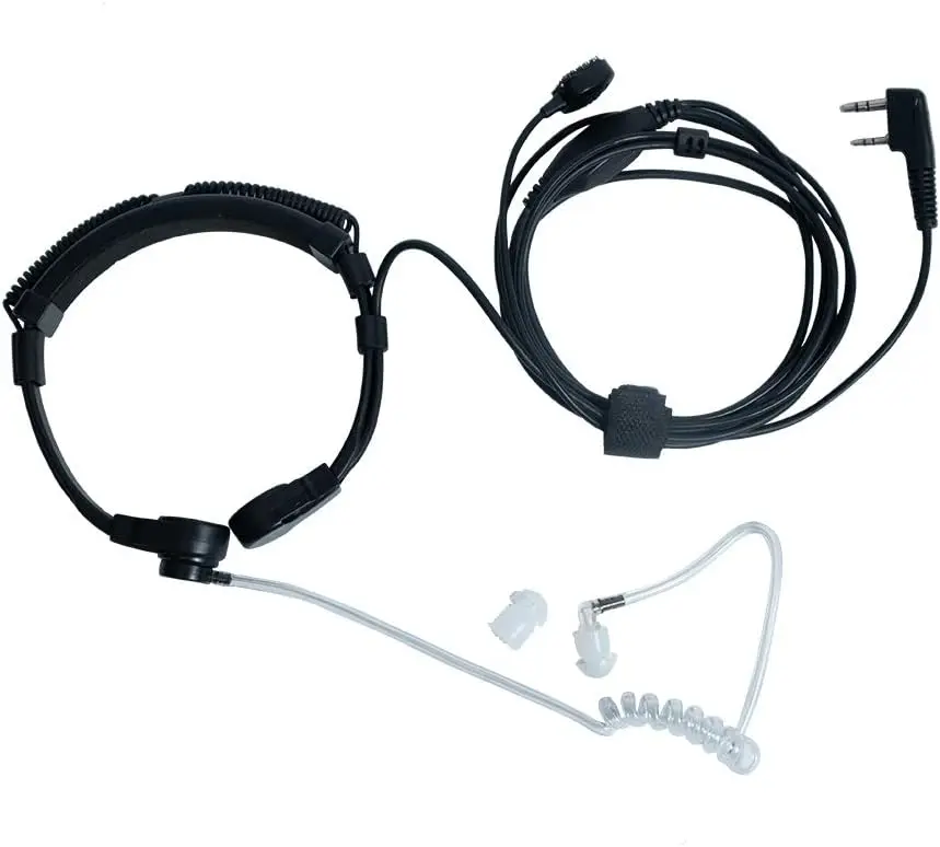 Throat Mic Microphone Covert Acoustic Tube Earpiece Headset with Finger PTT Compatible for Baofeng UV-5R BF-888S UV-82 UV-82HP
Throat Mic Microphone Covert Acoustic Tube Earpiece Headset with Finger PTT Compatible for Baofeng UV-5R BF-888S UV-82 UV-82HP