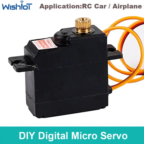 17g micro digital TD-9217MG servo 180/270/360 graus motor de escova de carbono mini servo peças diy para carros robô modelo brinquedos