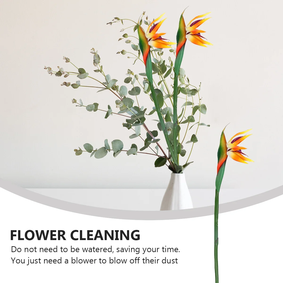 Artificial Strelitzia Flower Faux Bird of Paradise Plant Real Touch Design No Water Needed Ideal for DIY Tropical Decor Room
Artificial Strelitzia Flower Faux Bird of Paradise Plant Real Touch Design No Water Needed Ideal for DIY Tropical Decor Room