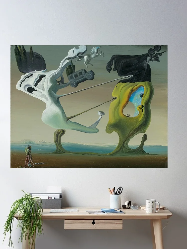 Maison pour érotomane Salvador Dali Painting 1932, Art Print Canvas Poster, Living Room Decor, Home Wall Picture
Maison pour érotomane Salvador Dali Painting 1932, Art Print Canvas Poster, Living Room Decor, Home Wall Picture