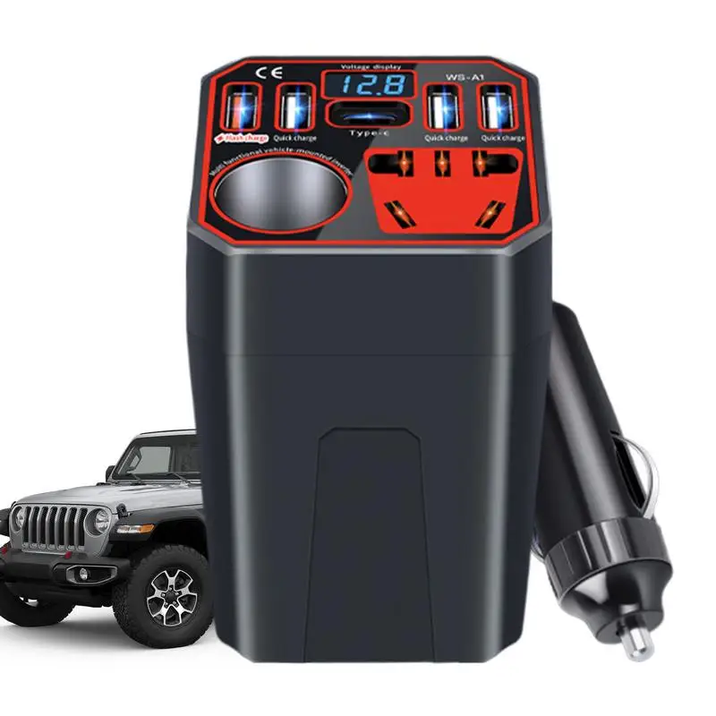 Converter For Car Car Plug Adapter Outlet Converter Efficient Power Inverter With Multi Ports For Vehicle Powerful Converter Car
Converter For Car Car Plug Adapter Outlet Converter Efficient Power Inverter With Multi Ports For Vehicle Powerful Converter Car