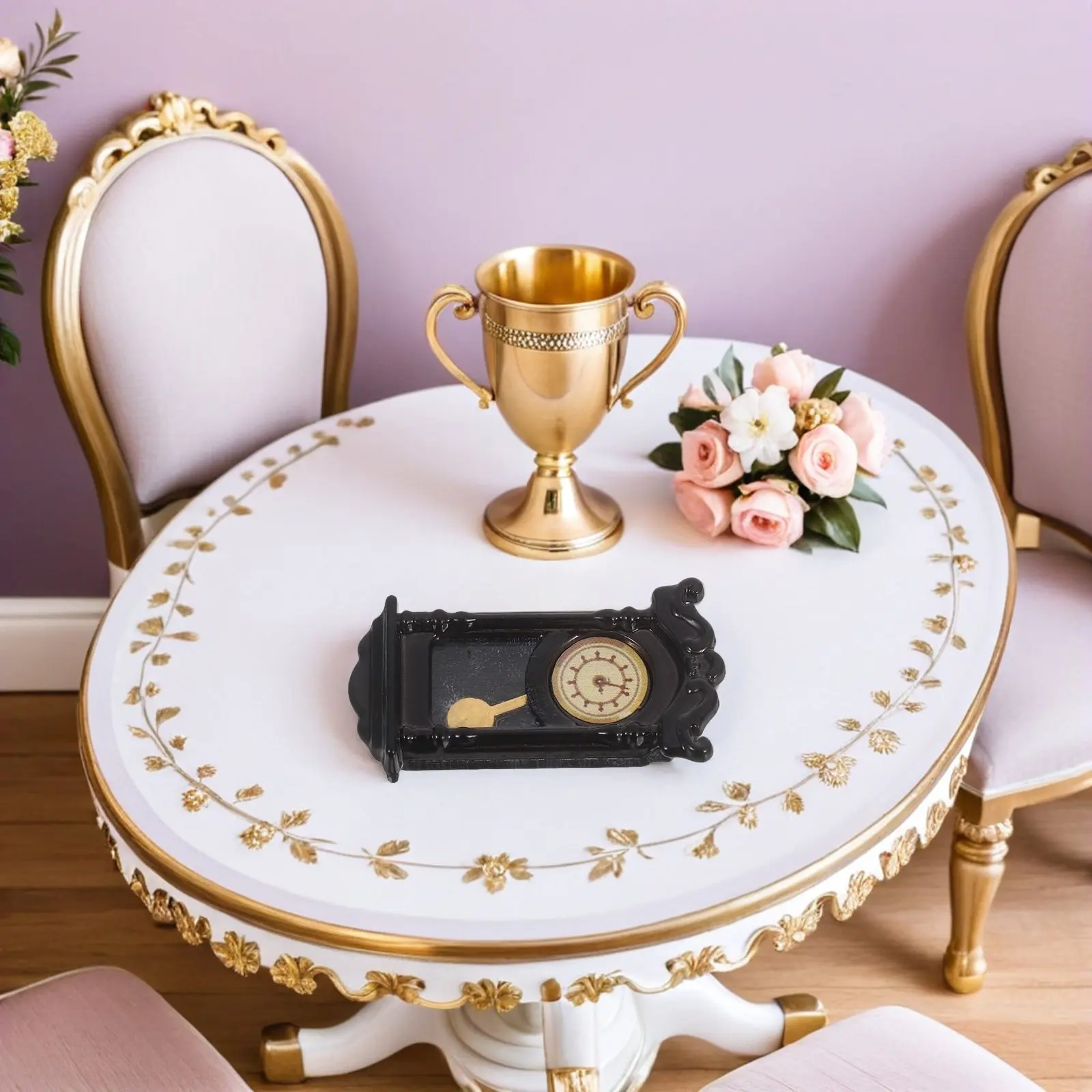 Настенные винтажные часы для кукольного домика, 2 шт., с движущимися шестернями и маятником, ретро-миниатюрные настенные часы, пластиковый декор для кукольного домика, мини
Настенные винтажные часы для кукольного домика, 2 шт., с движущимися шестернями и маятником, ретро-миниатюрные настенные часы, пластиковый декор для кукольного домика, мини