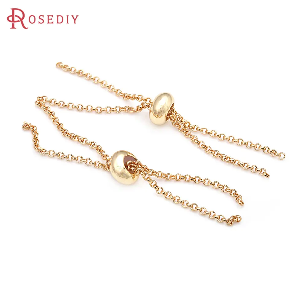 6CM 12CM 13.5CM 14CM Gold Color Brass with Rubber Station Beads Bracelets Chains Jewelry Making Supplies Diy Findings
6CM 12CM 13.5CM 14CM Gold Color Brass with Rubber Station Beads Bracelets Chains Jewelry Making Supplies Diy Findings