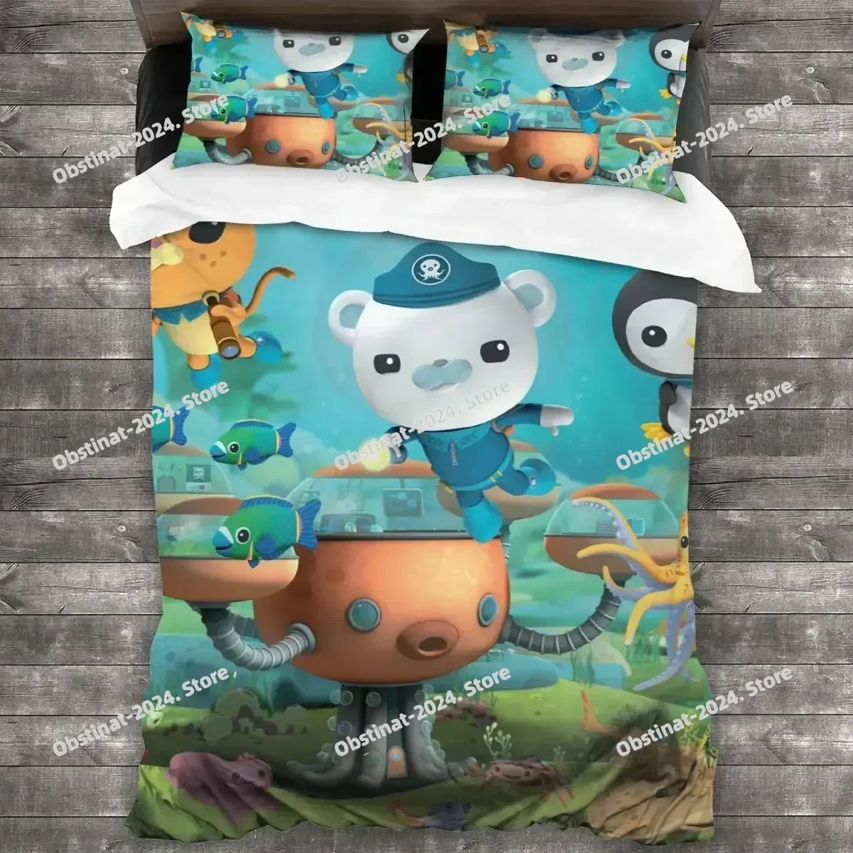2025 Anime Octonauts Bedding Set Boys Girls Twin Queen Size soft Duvet Cover Pillowcase Bed Kids Adult for Fashion Home bedroom
2025 Anime Octonauts Bedding Set Boys Girls Twin Queen Size soft Duvet Cover Pillowcase Bed Kids Adult for Fashion Home bedroom
