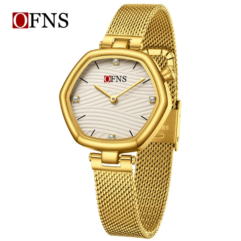 2026 New Ofns Top Brand Fashion Women's Quartz Watch 7mm Ultra Thin 3atm Waterproof Wave Pattern Diamond Ornament Dial Versatile
2026 New Ofns Top Brand Fashion Women's Quartz Watch 7mm Ultra Thin 3atm Waterproof Wave Pattern Diamond Ornament Dial Versatile