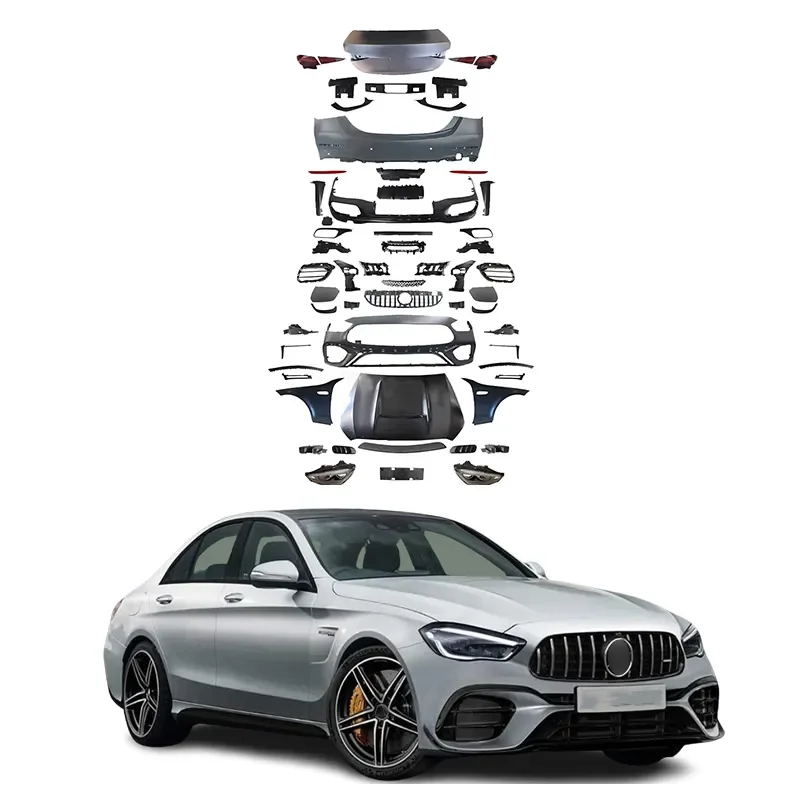 Бамперы для Mercedes-Benz C-класса W205 (2015-2021) в стиле W206 C63, аксессуары для тюнинга автомобиля.
Бамперы для Mercedes-Benz C-класса W205 (2015-2021) в стиле W206 C63, аксессуары для тюнинга автомобиля.