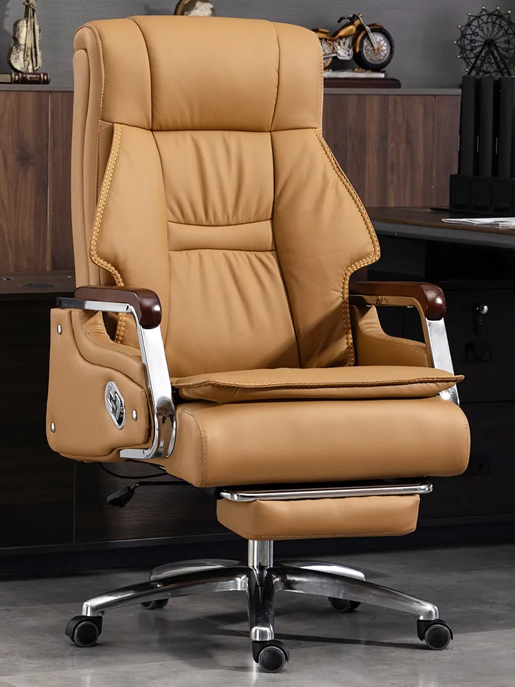 Leather boss chair business massage class chair solid wood office chair reclining lift swivel household
Leather boss chair business massage class chair solid wood office chair reclining lift swivel household