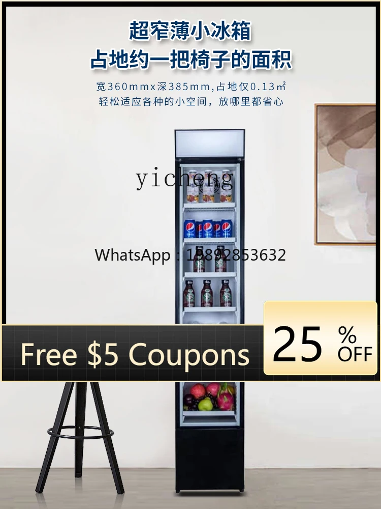 P31-Ultra-Narrow Thin Vertical Freezer 105L Small Refrigerator Width 36cm Commercial Household Ice Bar Beverage Showcase
P31-Ultra-Narrow Thin Vertical Freezer 105L Small Refrigerator Width 36cm Commercial Household Ice Bar Beverage Showcase