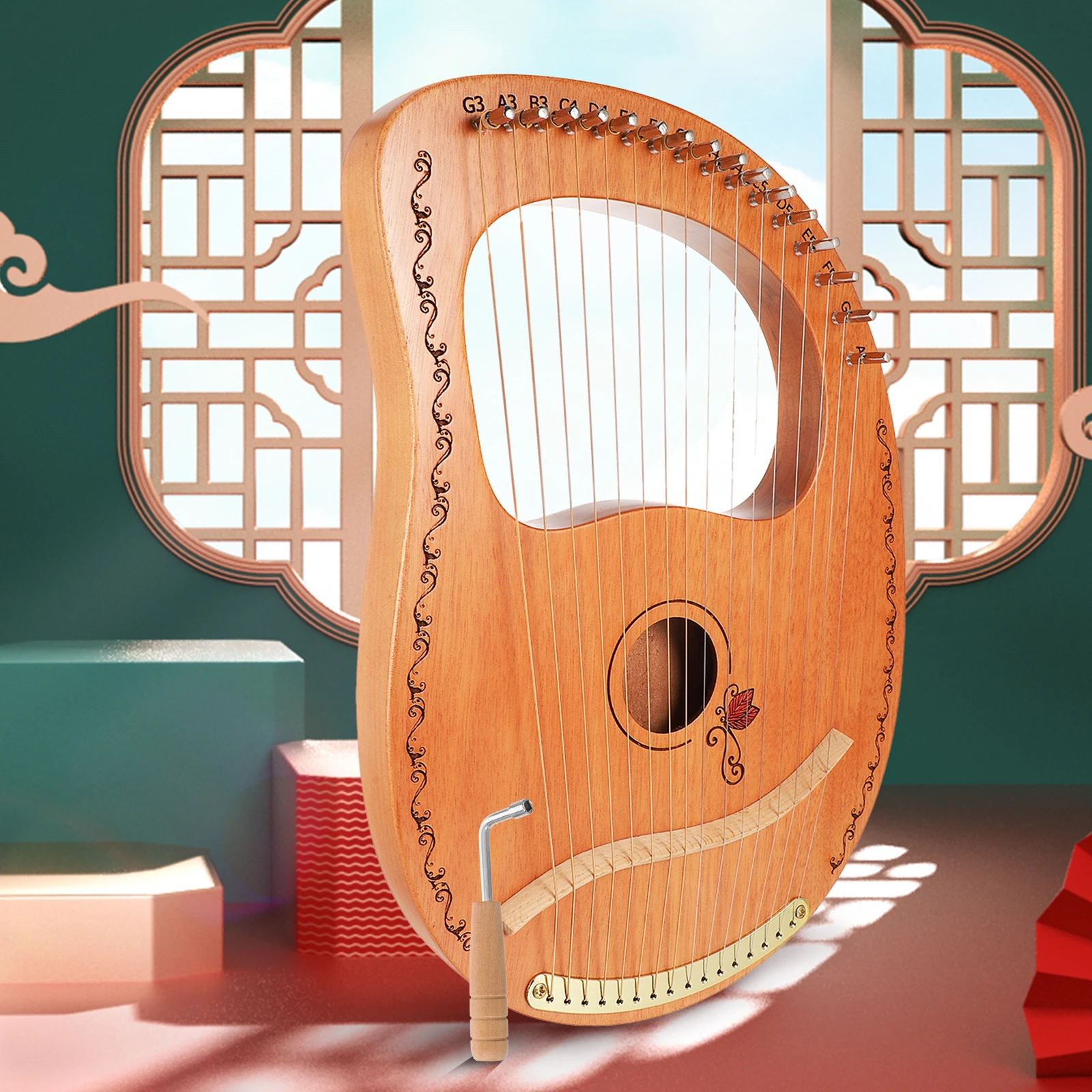 Tuning Wrench Instrument Accessory Tools Adjusting Lever Lyre Harp Accessories Steel Adjustment Key
Tuning Wrench Instrument Accessory Tools Adjusting Lever Lyre Harp Accessories Steel Adjustment Key