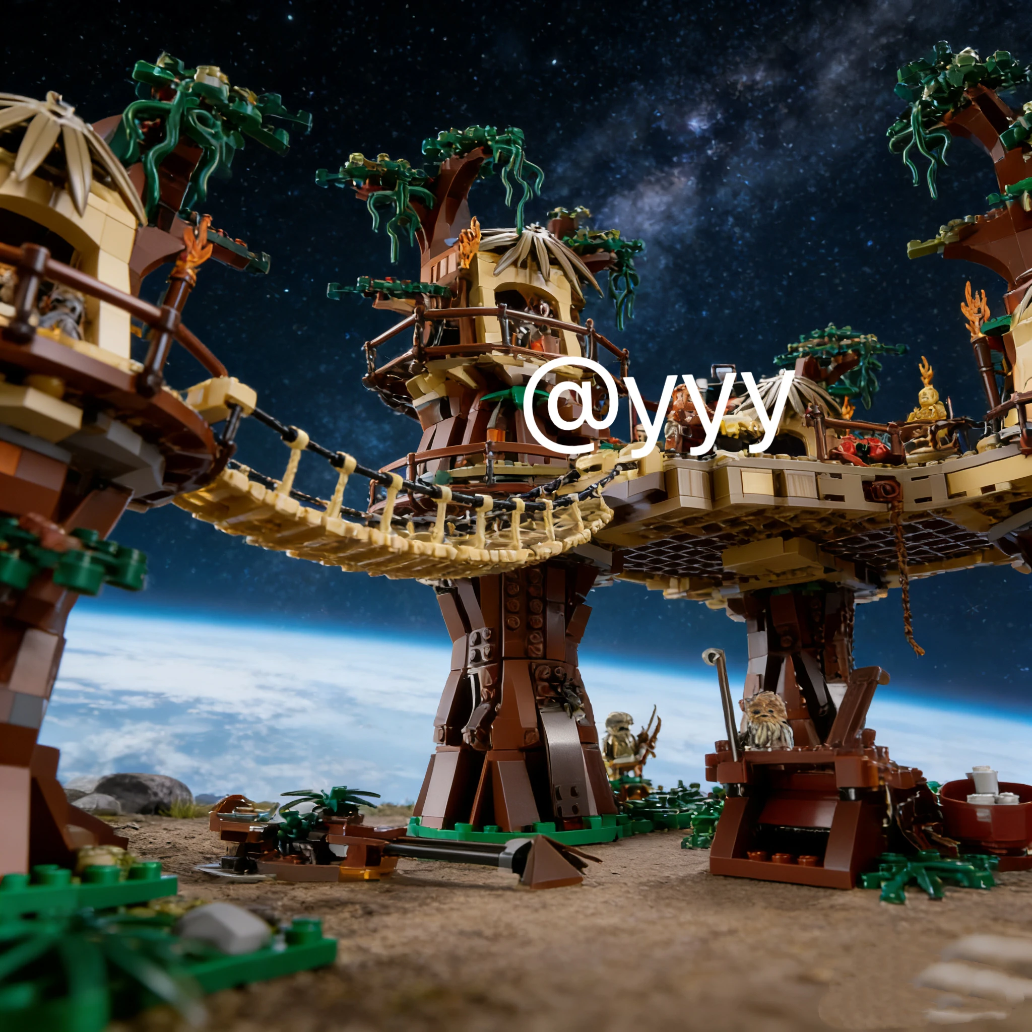 New/The tree-top village of the Ewok people on the Endor Forest satellite building block model toy adult birthday Christmas gift
New/The tree-top village of the Ewok people on the Endor Forest satellite building block model toy adult birthday Christmas gift