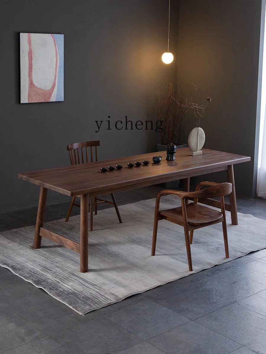 Black Walnut Solid Wood Large Length Thickened Table Panel Log Tea Dining Table Conference Table
Black Walnut Solid Wood Large Length Thickened Table Panel Log Tea Dining Table Conference Table