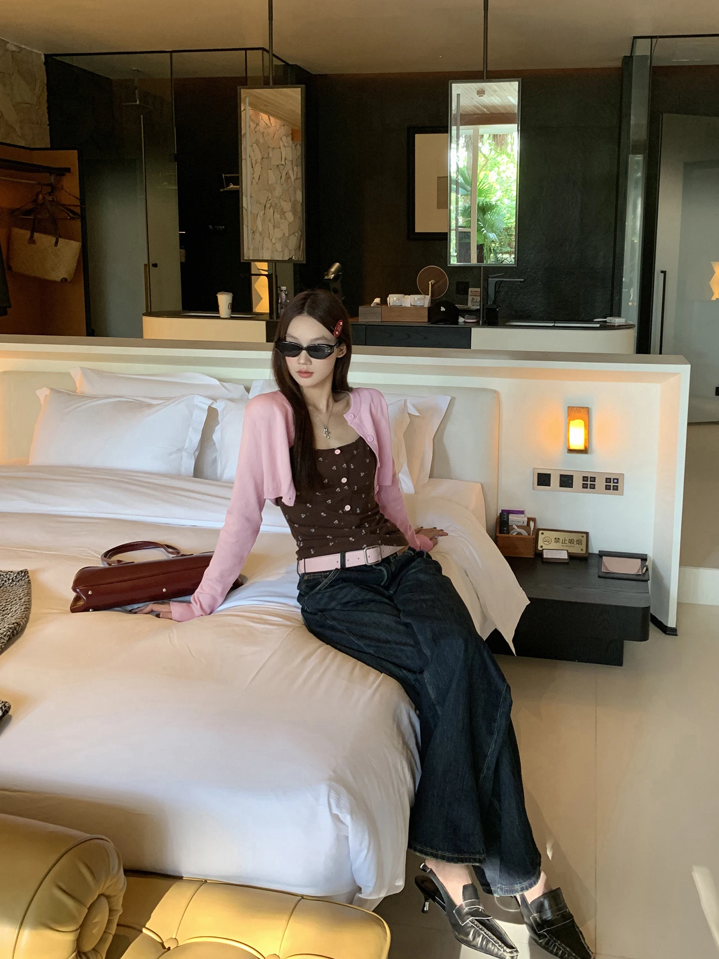 Low Waist Wide Leg Blue Jeans Women's Loose Fit Spring New Sle Comfortable Casual Trousers by G Sle Trendy Red Building
Low Waist Wide Leg Blue Jeans Women's Loose Fit Spring New Sle Comfortable Casual Trousers by G Sle Trendy Red Building