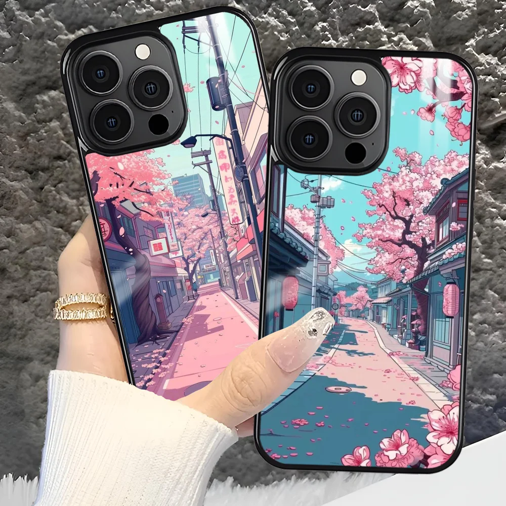 Japanese Anime Sakura Landscape Phone Case For iPhone 16 15 14 13 12 11 Pro Xs Max Mini Plus Antislip Shockproof Hard Funda
Japanese Anime Sakura Landscape Phone Case For iPhone 16 15 14 13 12 11 Pro Xs Max Mini Plus Antislip Shockproof Hard Funda