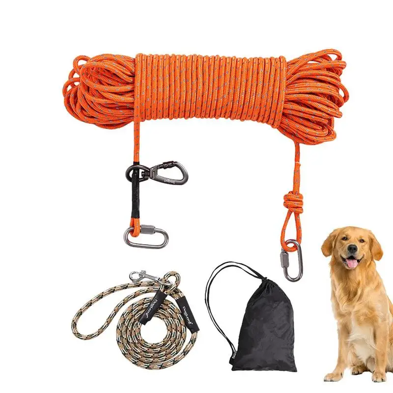 Pull Cord Rope Reflective Dog Training Line Walking Leash With Lock Buckle Pet Supplies For Dogs Running Hiking Camping Walking
Pull Cord Rope Reflective Dog Training Line Walking Leash With Lock Buckle Pet Supplies For Dogs Running Hiking Camping Walking