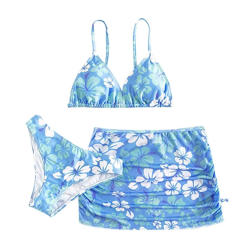 3PCS Toddler Kids Floral Hawiian Swimsuit Solid Tops+Shorts+Pleated Skirts Boho Teenage Girls Bathing Suit Children's Swimwears
3PCS Toddler Kids Floral Hawiian Swimsuit Solid Tops+Shorts+Pleated Skirts Boho Teenage Girls Bathing Suit Children's Swimwears