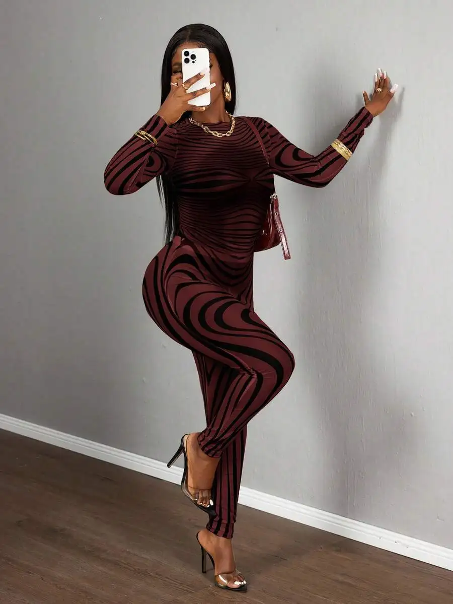 Zebra Print Sheer Mesh Bodycon Long Sleeve Crop Top And Tight Pants Two Piece Set
Zebra Print Sheer Mesh Bodycon Long Sleeve Crop Top And Tight Pants Two Piece Set