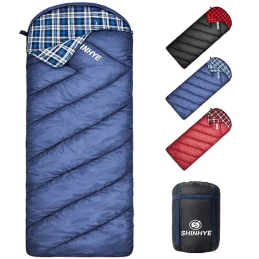 Sleeping Bag for Cold Weather 45°F - Lightweight, Waterproof and Compact Flannel Bag for Camping. Fits Youth 10-12 Years (4'7"
Sleeping Bag for Cold Weather 45°F - Lightweight, Waterproof and Compact Flannel Bag for Camping. Fits Youth 10-12 Years (4'7"