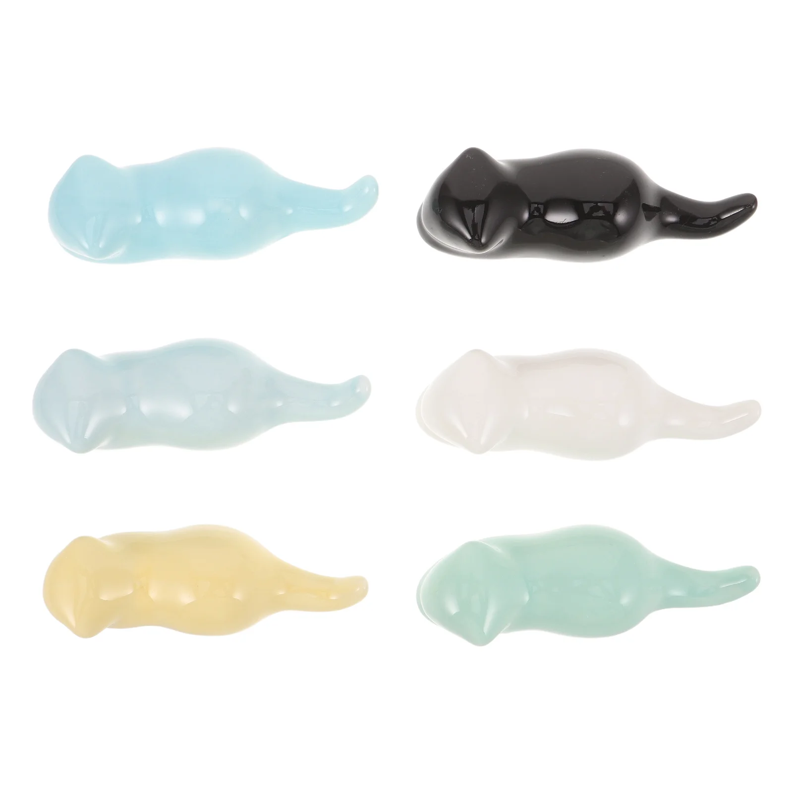 6Pcs Porcelain Ceramic Paint Brush Rest Cat Holder Desktop Pen Stand for Calligraphy Watercolor Sumi Brushes Artist Painting
6Pcs Porcelain Ceramic Paint Brush Rest Cat Holder Desktop Pen Stand for Calligraphy Watercolor Sumi Brushes Artist Painting