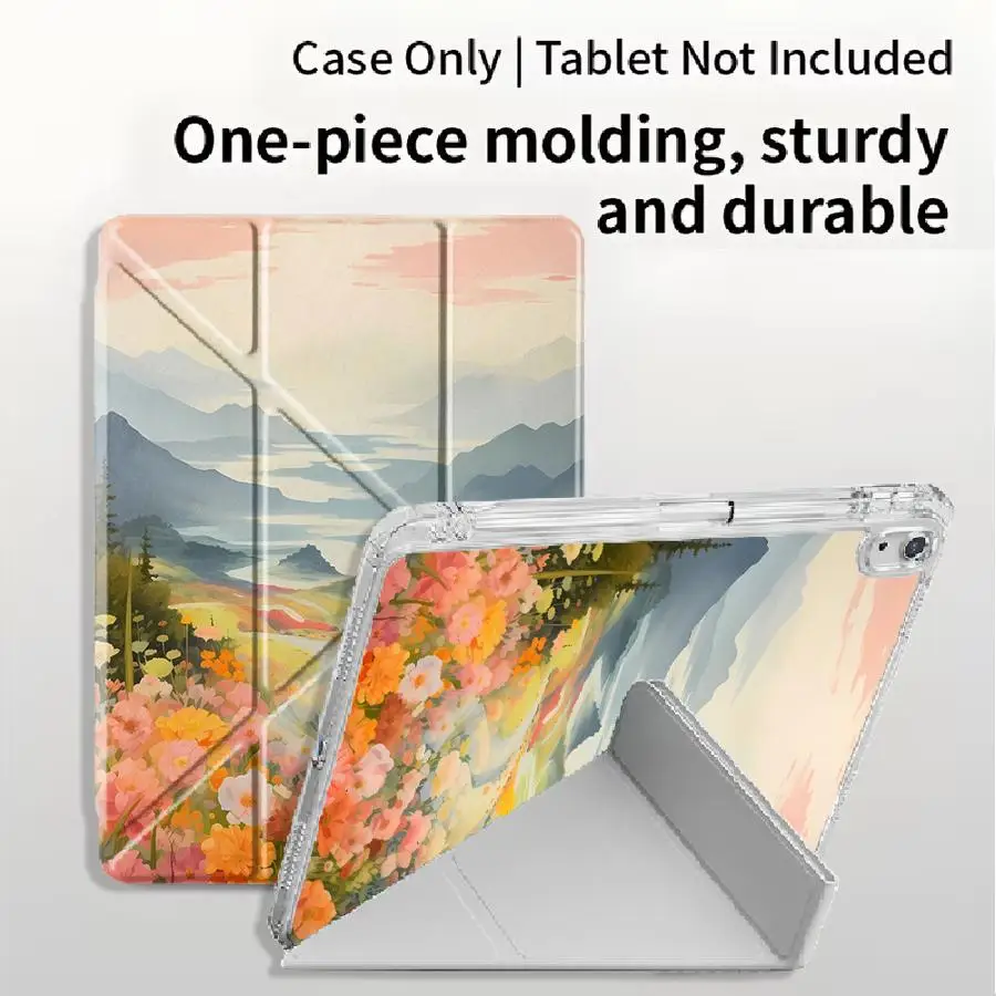 Holder Cover Tablet Case For iPad Air 4 5 M3 M2 M4 11inch Mini 6 7 Pro 2025 11th 10th 9th 8th 7th 12.9inch Y-Fold Mountain
Holder Cover Tablet Case For iPad Air 4 5 M3 M2 M4 11inch Mini 6 7 Pro 2025 11th 10th 9th 8th 7th 12.9inch Y-Fold Mountain