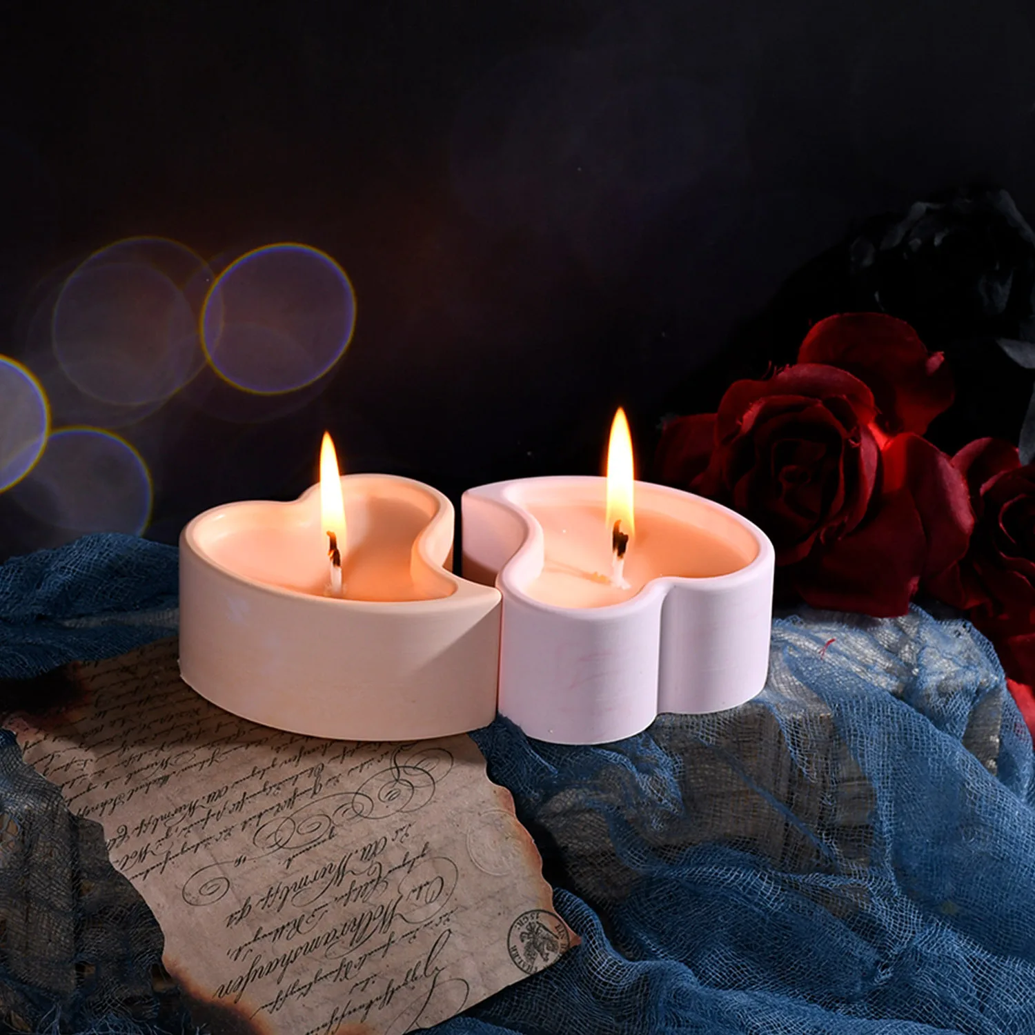 2Pcs Heart Mold Silicone Reusable DIY Wax Mold for Valentine's Day Aromatherapy Making Wax Molds
2Pcs Heart Mold Silicone Reusable DIY Wax Mold for Valentine's Day Aromatherapy Making Wax Molds