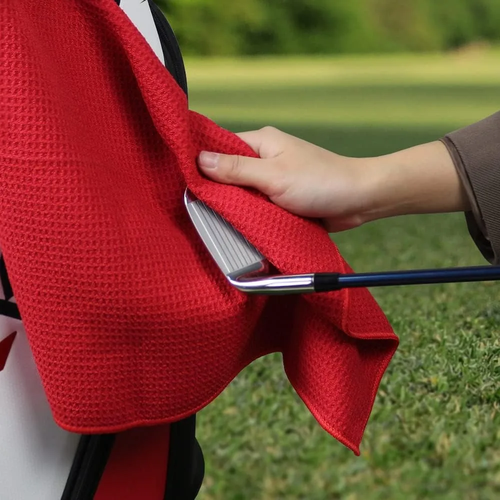 1pc Golf Towels for Golf Bag for Men Women Golfer Microfiber Fabric Waffle Pattern,Very Soft And Highly Absorbent (Red)
1pc Golf Towels for Golf Bag for Men Women Golfer Microfiber Fabric Waffle Pattern,Very Soft And Highly Absorbent (Red)