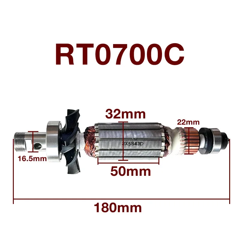 Armature Rotor Stator Replement for Makita RT0700C 518802 -5 Wood working Trimmer Anchor Coil Accessories
Armature Rotor Stator Replement for Makita RT0700C 518802 -5 Wood working Trimmer Anchor Coil Accessories