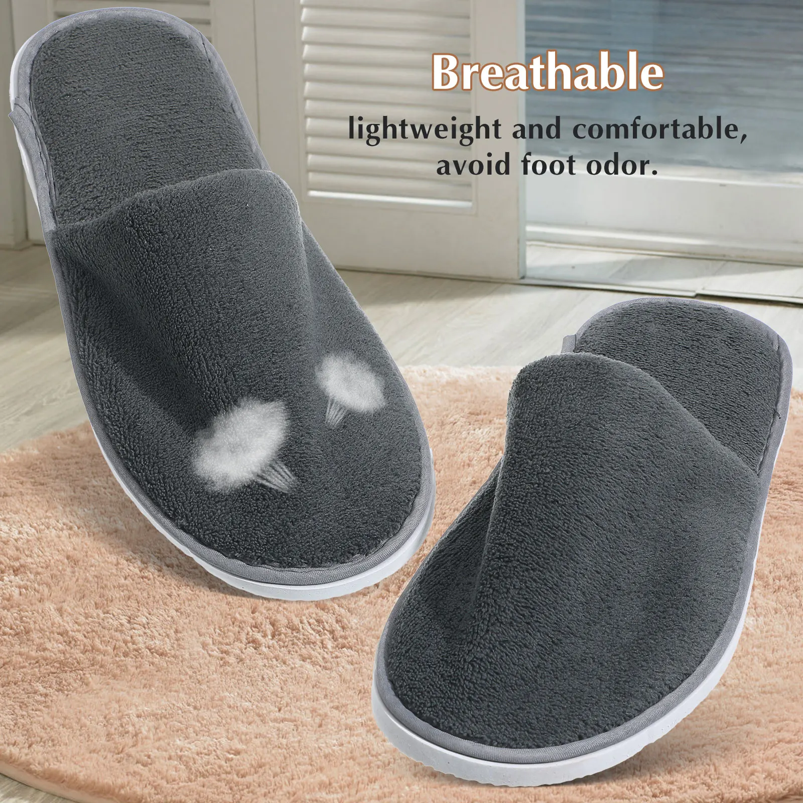 6 Pairs Coral Fleece Slippers Room Men Guest Bedroom House for Women Time Guests Bulk Visitors
6 Pairs Coral Fleece Slippers Room Men Guest Bedroom House for Women Time Guests Bulk Visitors