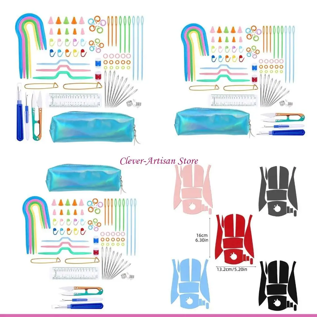 E06B набор пластиковых крючков для вязания крючком, набор инструментов для вязания вязальной иглы, маркера
E06B набор пластиковых крючков для вязания крючком, набор инструментов для вязания вязальной иглы, маркера