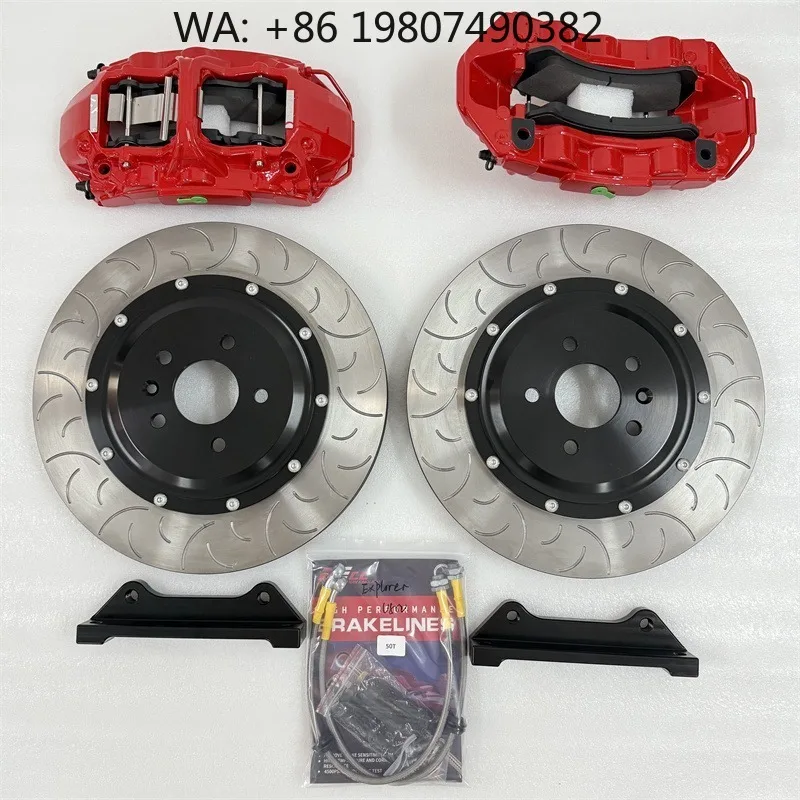 New Red 6 Piston Brake Caliper Kit 405x34mm Front Brake Disc High Performance Racing Big Brake System For Luxury Vehicle Modific
New Red 6 Piston Brake Caliper Kit 405x34mm Front Brake Disc High Performance Racing Big Brake System For Luxury Vehicle Modific