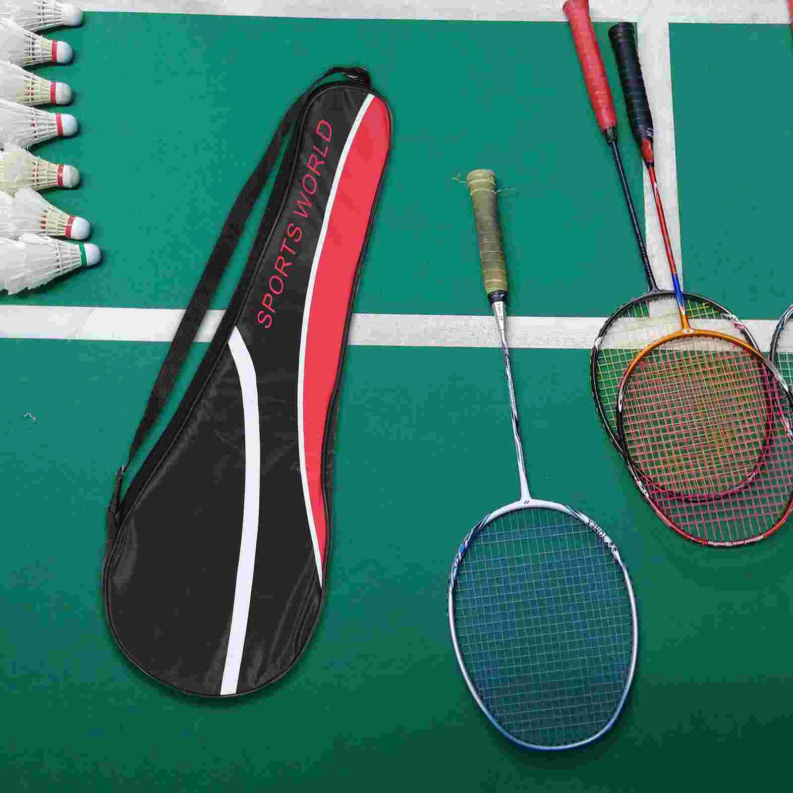 s Badminton Racket Bag Oxford Cloth Black Red Wear Resistant Outdoor Sports Supply Racket ganizing Pouch Tennis Storage
s Badminton Racket Bag Oxford Cloth Black Red Wear Resistant Outdoor Sports Supply Racket ganizing Pouch Tennis Storage