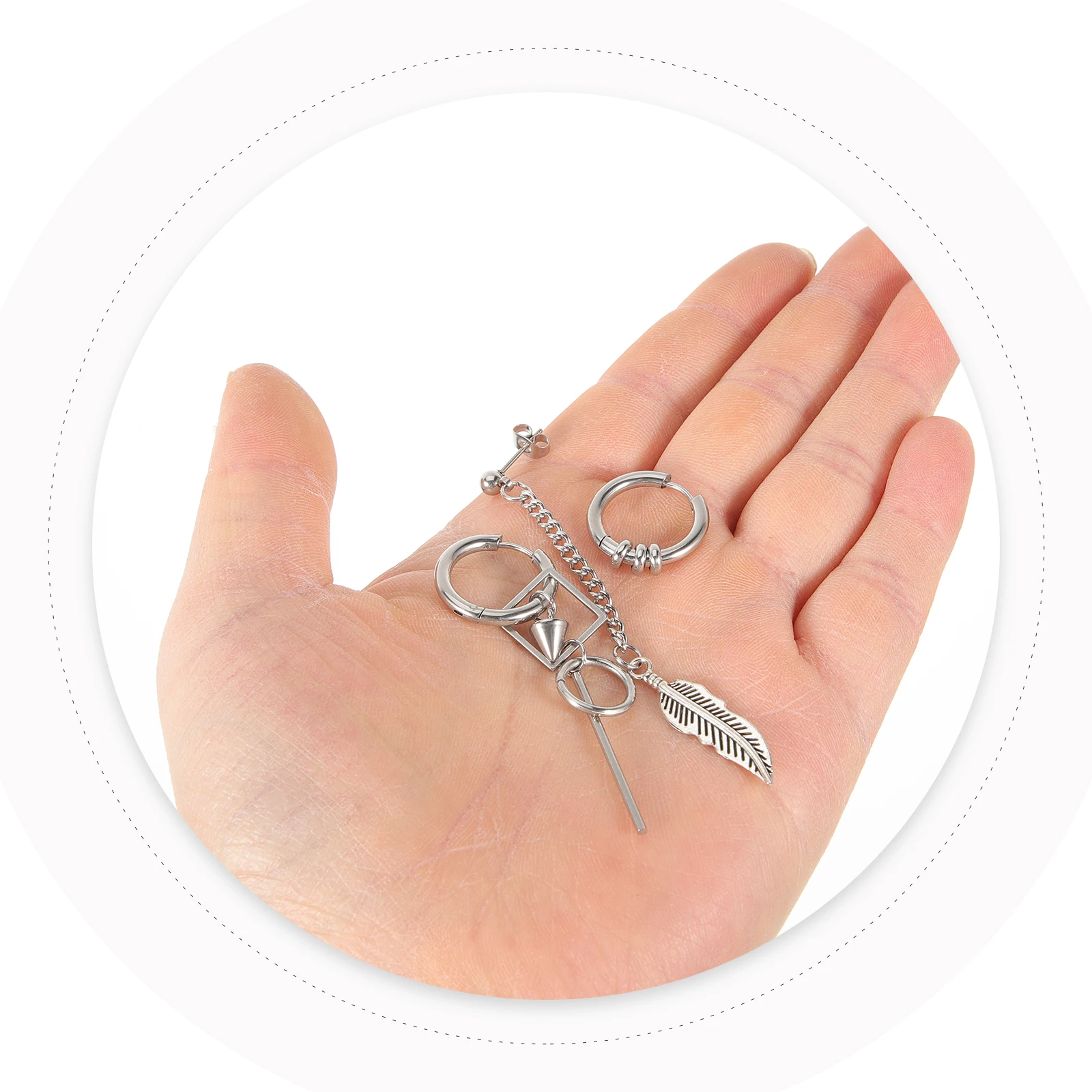 Long Earrings Hoops Small Cuff for Women Stainless Steel Durable Hypoallergenic Safe Sensitive Skin Different Styles Designs
Long Earrings Hoops Small Cuff for Women Stainless Steel Durable Hypoallergenic Safe Sensitive Skin Different Styles Designs