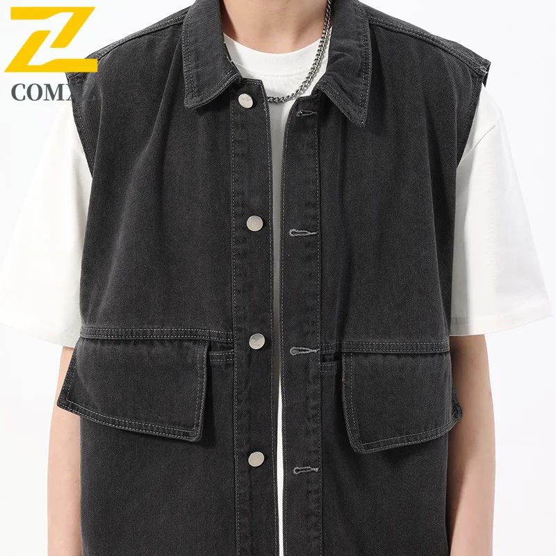 EiAO Japanese Streetwear Denim Vest Autumn Water-Resistant Windproof Multi-Scenario Outdoor Camping Fishing Work Jackets 2025
EiAO Japanese Streetwear Denim Vest Autumn Water-Resistant Windproof Multi-Scenario Outdoor Camping Fishing Work Jackets 2025
