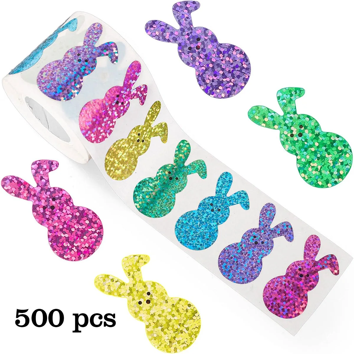 Мультяшный лазерный пасхальный кролик, этикетировочные наклейки, офисные канцелярские принадлежности, декоративные этикетки, закрывающие наклейки, 500 наклеек/рулон
Мультяшный лазерный пасхальный кролик, этикетировочные наклейки, офисные канцелярские принадлежности, декоративные этикетки, закрывающие наклейки, 500 наклеек/рулон