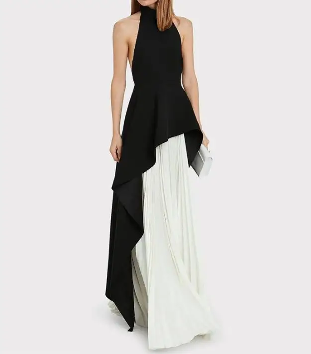 New Women's High Neck Sleeveless Waist Cinched White Pleated Dress Temperament Commuting Spring Female Fashion Elegant Dresses
New Women's High Neck Sleeveless Waist Cinched White Pleated Dress Temperament Commuting Spring Female Fashion Elegant Dresses