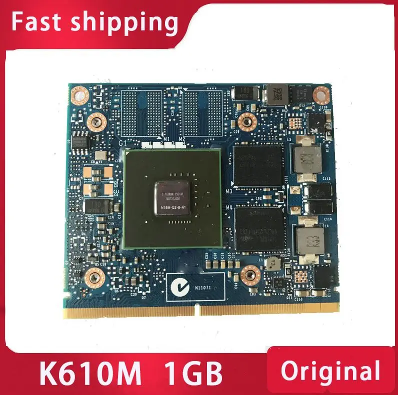 Оригинальная Фотографическая карта K610M 1 ГБ K 610 м для HP ZBook 15 17, графические карты, полностью протестированы
Оригинальная Фотографическая карта K610M 1 ГБ K 610 м для HP ZBook 15 17, графические карты, полностью протестированы