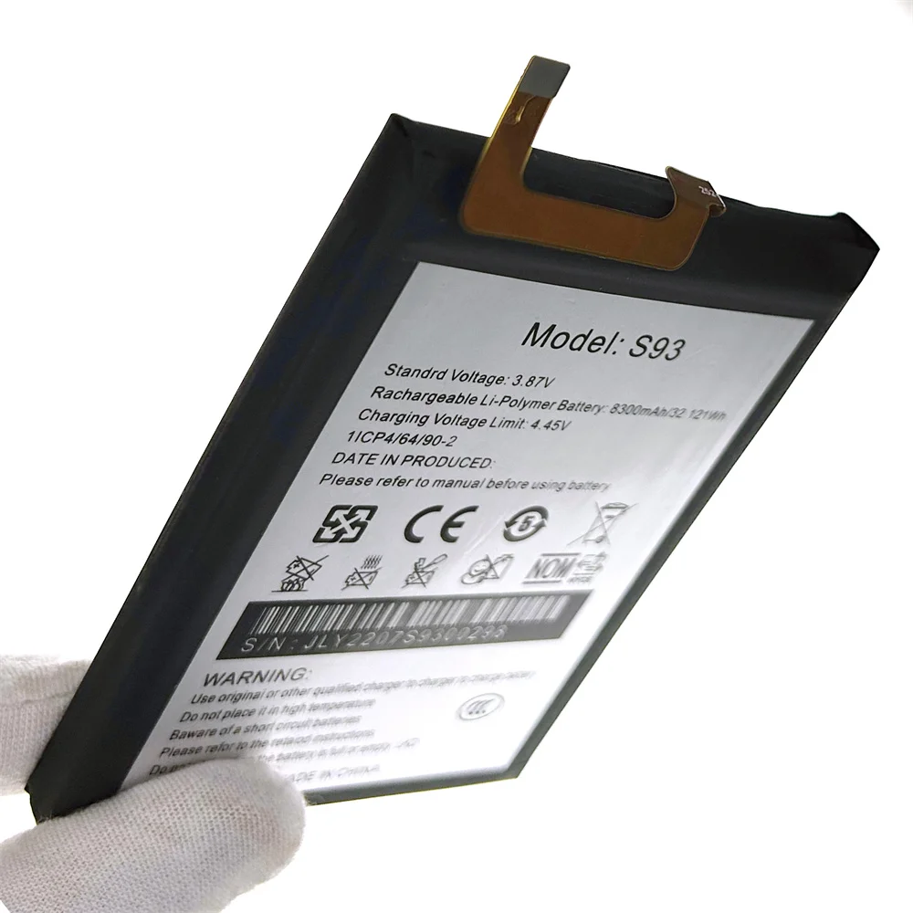 Genuine 8300mAh Original S93 Battery For OUKITEL S93 For OUKITEL WP17 F150 R2022 battery mobile phone batteries+free tools
Genuine 8300mAh Original S93 Battery For OUKITEL S93 For OUKITEL WP17 F150 R2022 battery mobile phone batteries+free tools