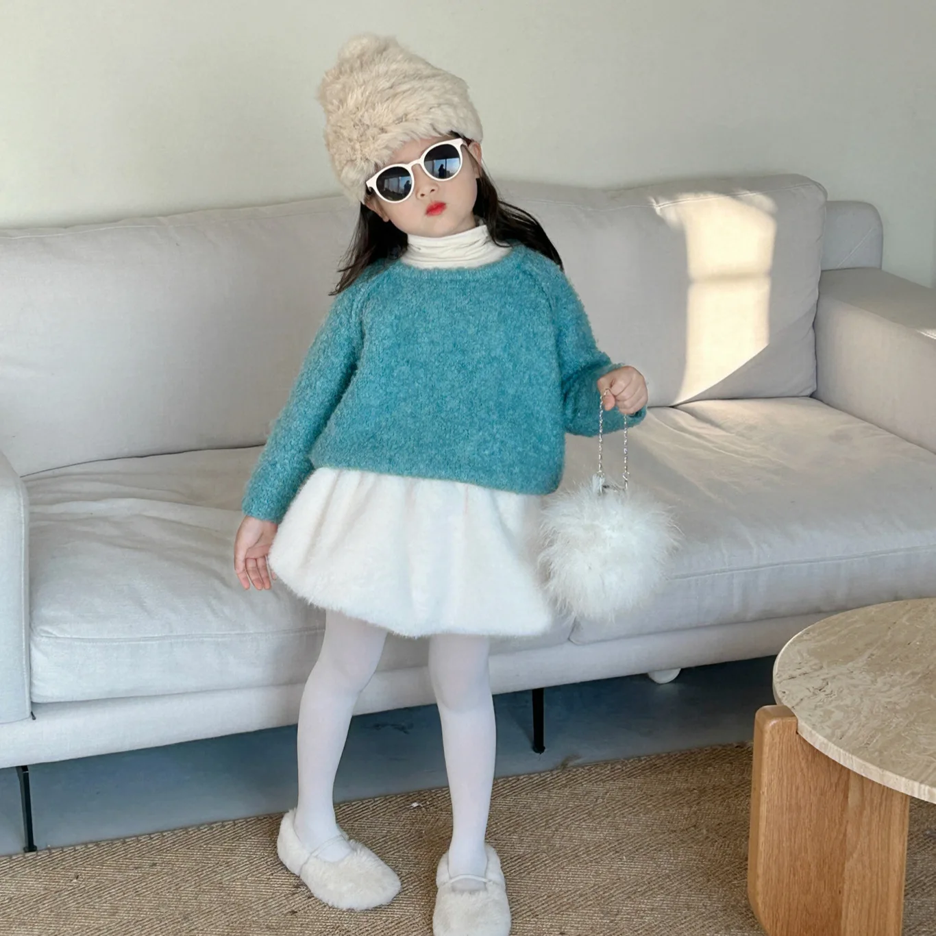 Girls Suit 2024 Winter New Childrens Wear Girls Baby Loose Pullover Sweater Wooly Plus Fleece Thickened Skirt Two-piece Set
Girls Suit 2024 Winter New Childrens Wear Girls Baby Loose Pullover Sweater Wooly Plus Fleece Thickened Skirt Two-piece Set
