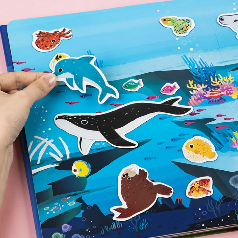 Kids Quiet Magnetic Book, Concentration Training Educational Toy, City/Marine/Construction/Emergency Scenes Magnetic Puzzle Book
Kids Quiet Magnetic Book, Concentration Training Educational Toy, City/Marine/Construction/Emergency Scenes Magnetic Puzzle Book