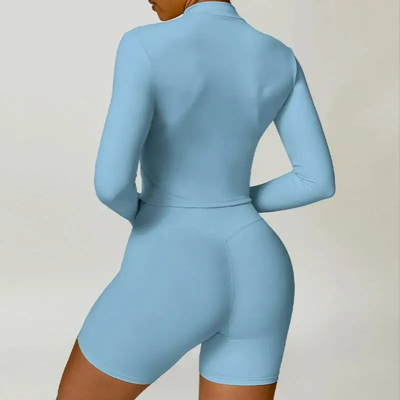 New Long Sleeve Sports Running Jacket Zipper Workout Clothes Women Quick Dry Yoga Clothing Gym Sport Shirts Female
New Long Sleeve Sports Running Jacket Zipper Workout Clothes Women Quick Dry Yoga Clothing Gym Sport Shirts Female