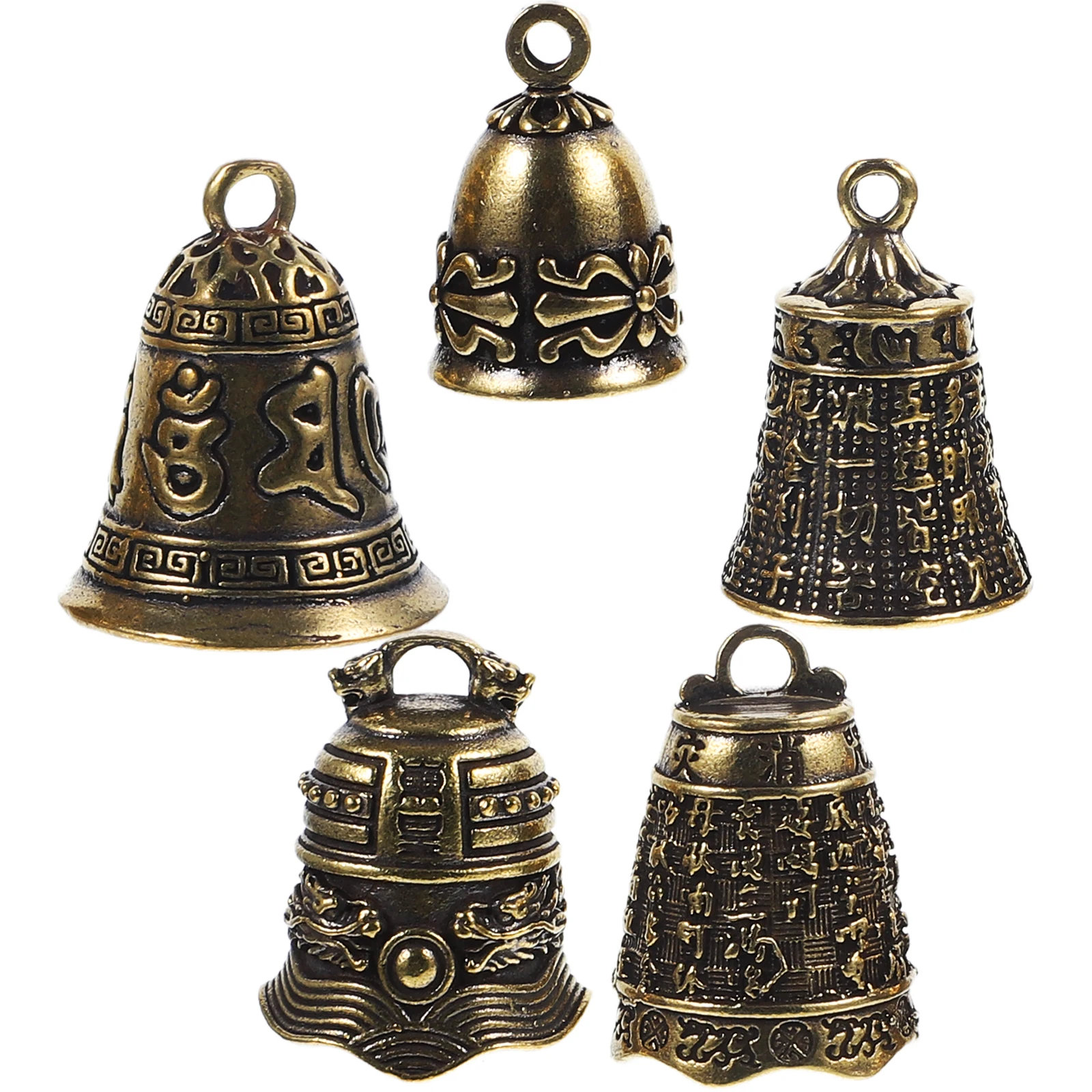 5pcs Bell Keychain Vintage Brass Pendant DIY Hanging Charm Retro Craft Accessory Small Metal Figurine Handicraft Ornaments
5pcs Bell Keychain Vintage Brass Pendant DIY Hanging Charm Retro Craft Accessory Small Metal Figurine Handicraft Ornaments