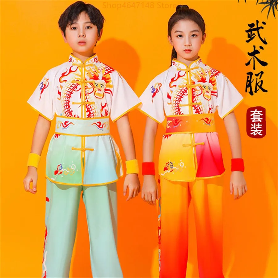 Children's Chinese Style Dragon Dance Tai Kung Fu Martial Arts Practice Student Physical Examination Training Performance Suit
Children's Chinese Style Dragon Dance Tai Kung Fu Martial Arts Practice Student Physical Examination Training Performance Suit