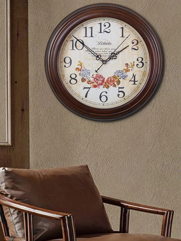 #v* forThe product can be customized.Solid wood European silent living room wall clock American retro wooden clock fashion
#v* forThe product can be customized.Solid wood European silent living room wall clock American retro wooden clock fashion