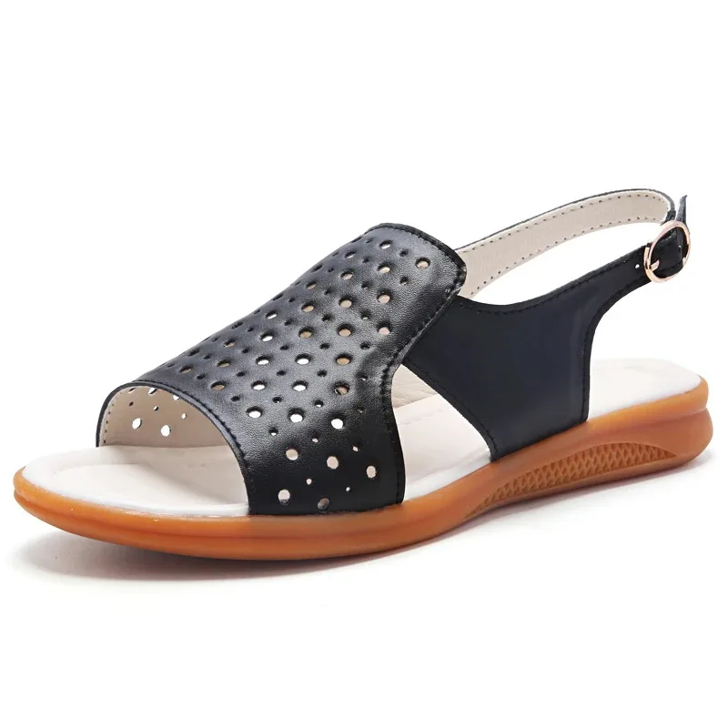 new style women's flat sandals, 100% genuine leather, soft soles, casual and fashionable women's shoes, outdoor sandals
new style women's flat sandals, 100% genuine leather, soft soles, casual and fashionable women's shoes, outdoor sandals